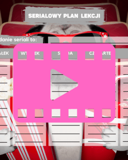 Serialowy plan lekcji z motywem kinowym – dariabetka.tv