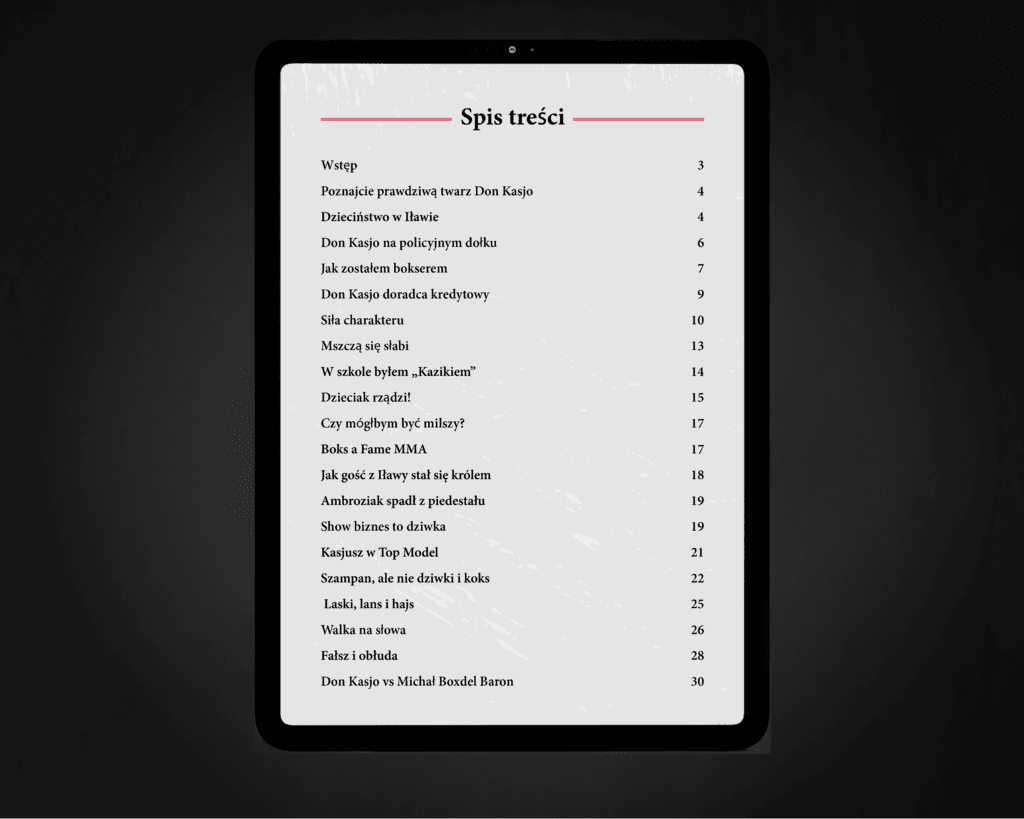 Jak zostałem KRÓLEM FREAK FIGHTU – Kasjusz "Don Kasjo" Życiński, e-book 