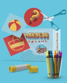 Wakacje – Eliza Trybała, gra karciana DIY 