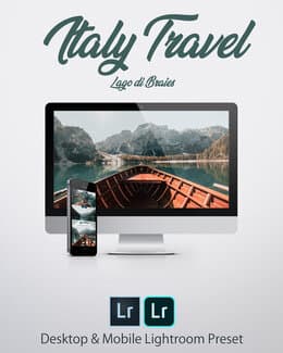 Italy Travel – Lago di Braies - Włoskie kolory | Lightroom Desktop & Mobile Preset – Kubelkowaty, presety