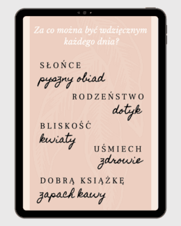 Interaktywny Dziennik wdzięczności – kursyzdalne, e-book