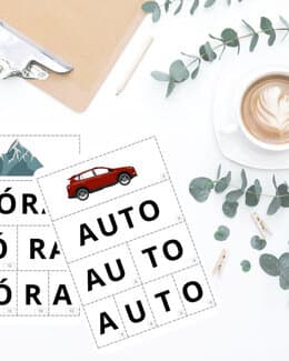 Plansze Czytanie I Sylaby – kursyzdalne, karty pracy