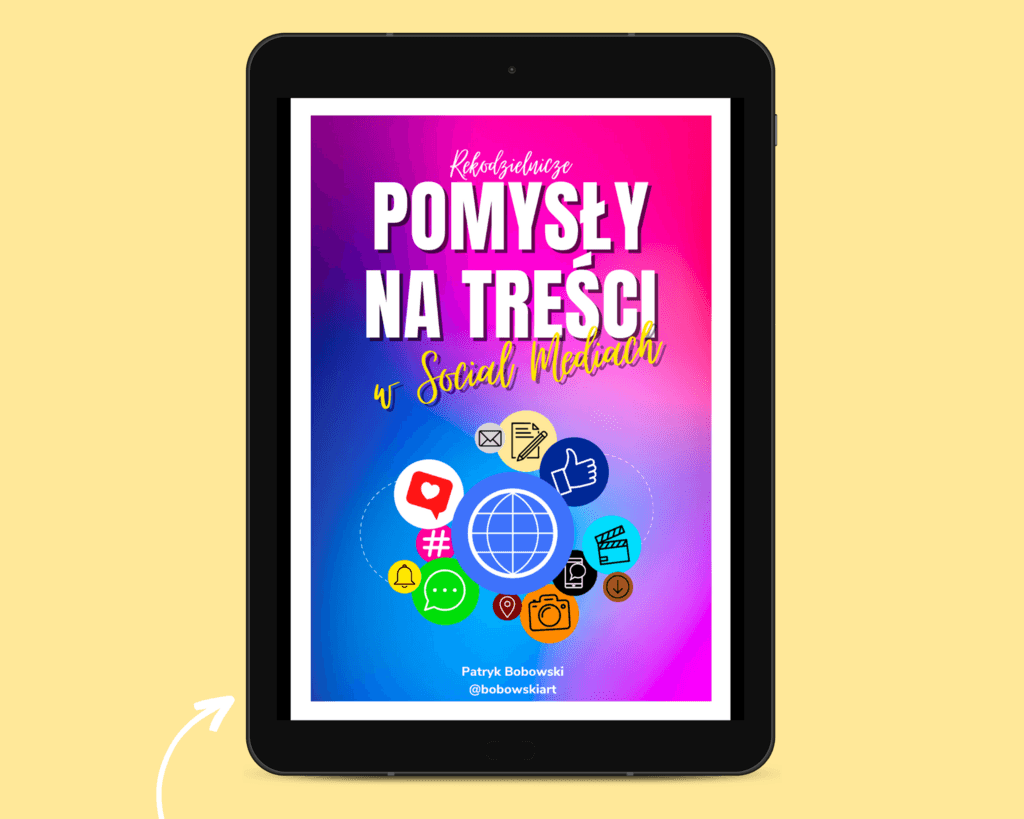 Rękodzielnicze pomysły na treści w social mediach - Bobowski Art - e-book + planer, mapa myśli, lista aplikacji