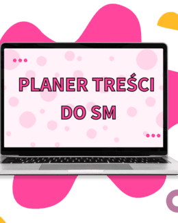 Planer treści do social media – Angelika Grafikadlalaika, planer