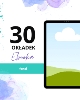 Szablony okładek do sprzedaży Ebooka na Fansi // 30 template Canva