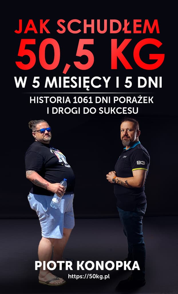 Jak schudłem 50,5 kg w 5 miesięcy i 5 dni – Piotr Konopka, e-book 