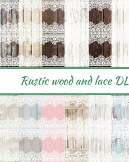 Rustic wood and lace DL