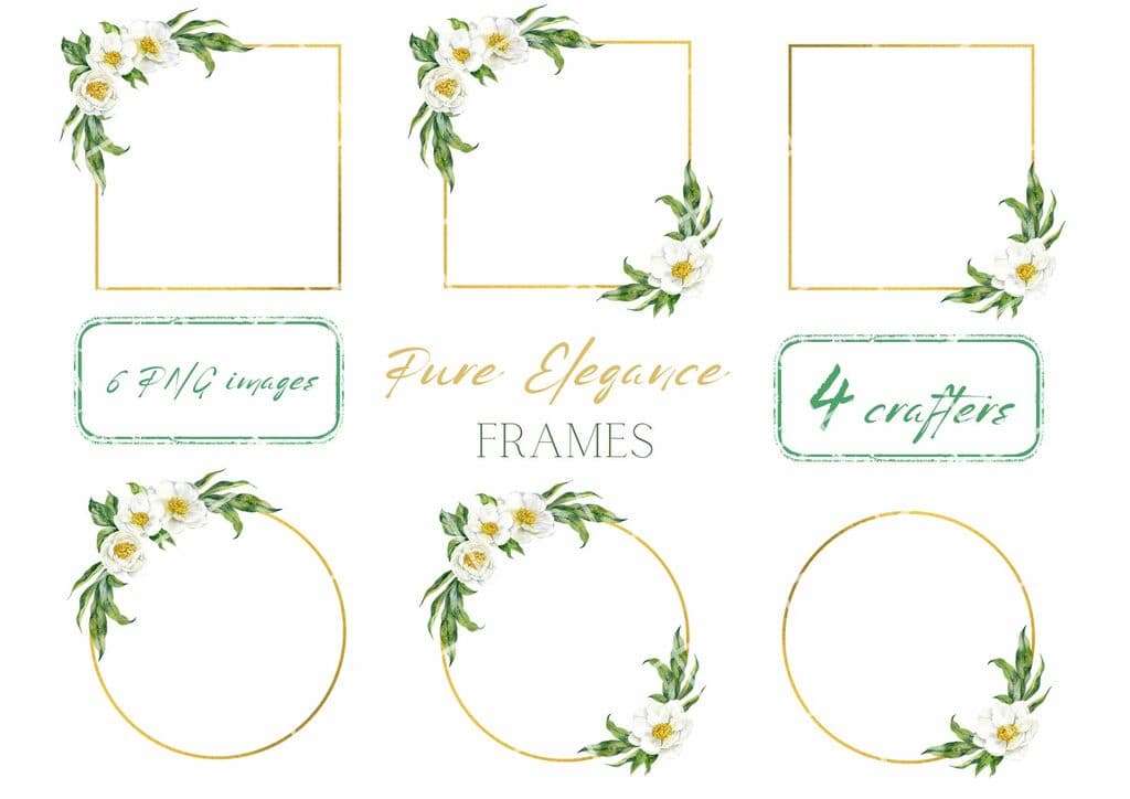 Pure Elegance Frames zestaw 6 ramek