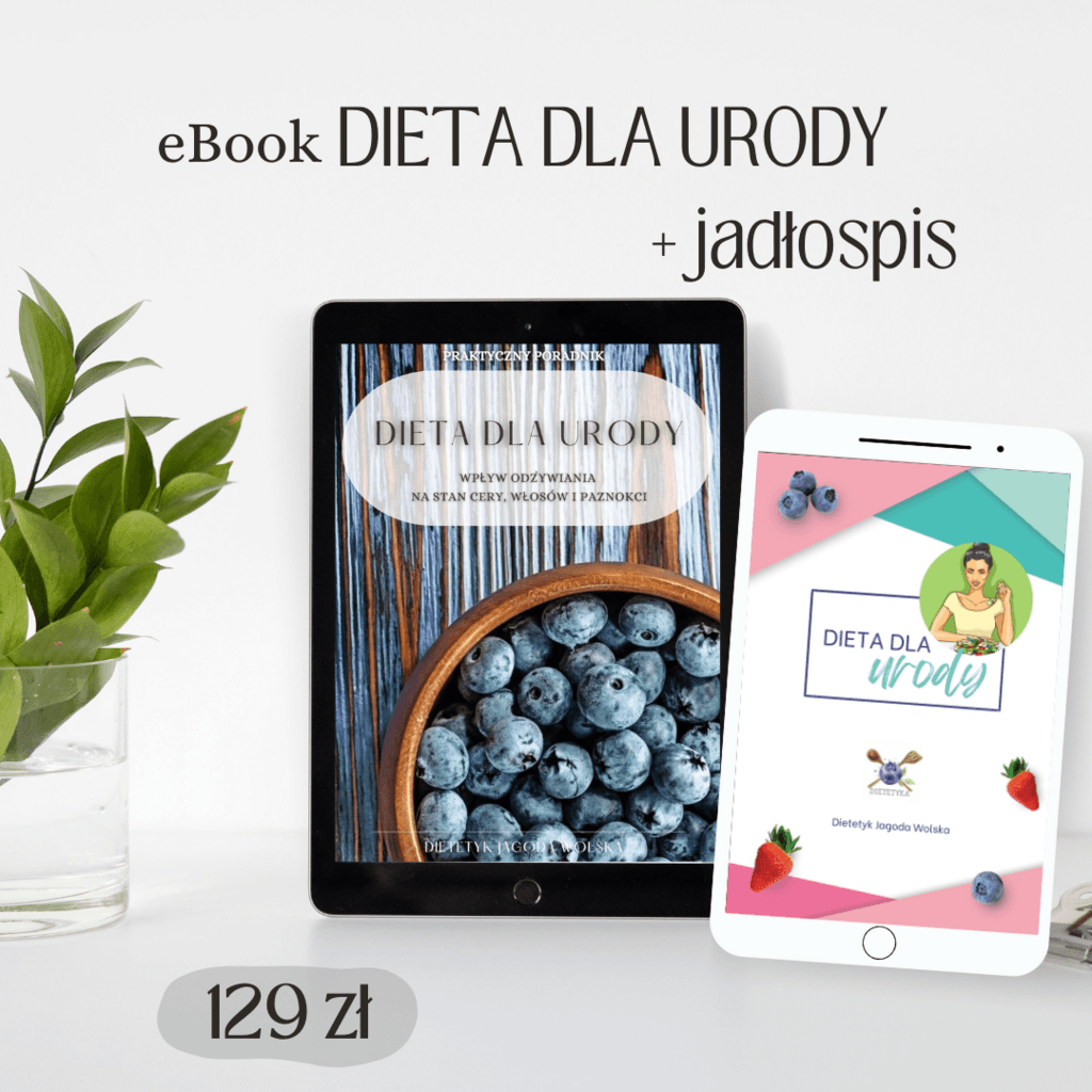 PAKIET ebook "Dieta dla urody" + gotowa dieta przeciwzapalna 1850 kcal