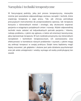 Praktyczny przewodnik dla terapeutów i psychologów
