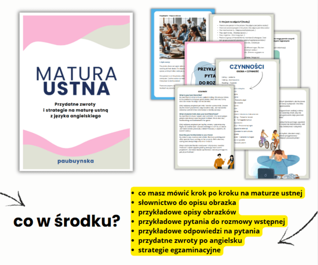 MATURA USTNA, Przydatne zwroty i strategie na maturę ustną z języka angielskiego - Paulina Buczyńska; ebook