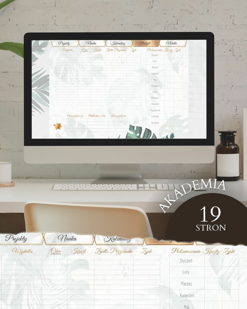Media Planner Akademia ll Interaktywny Kalendarz dla Studenta - Media Planner; planer