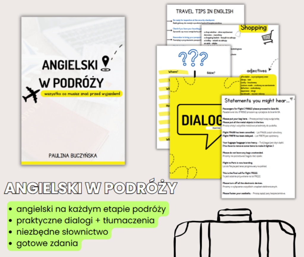 ANGIELSKI W PODRÓŻY - KOMPLEKSOWY E-BOOK NA KAŻDY ETAP TWOJEJ PODRÓŻY! - Paulina Buczyńska; e-book