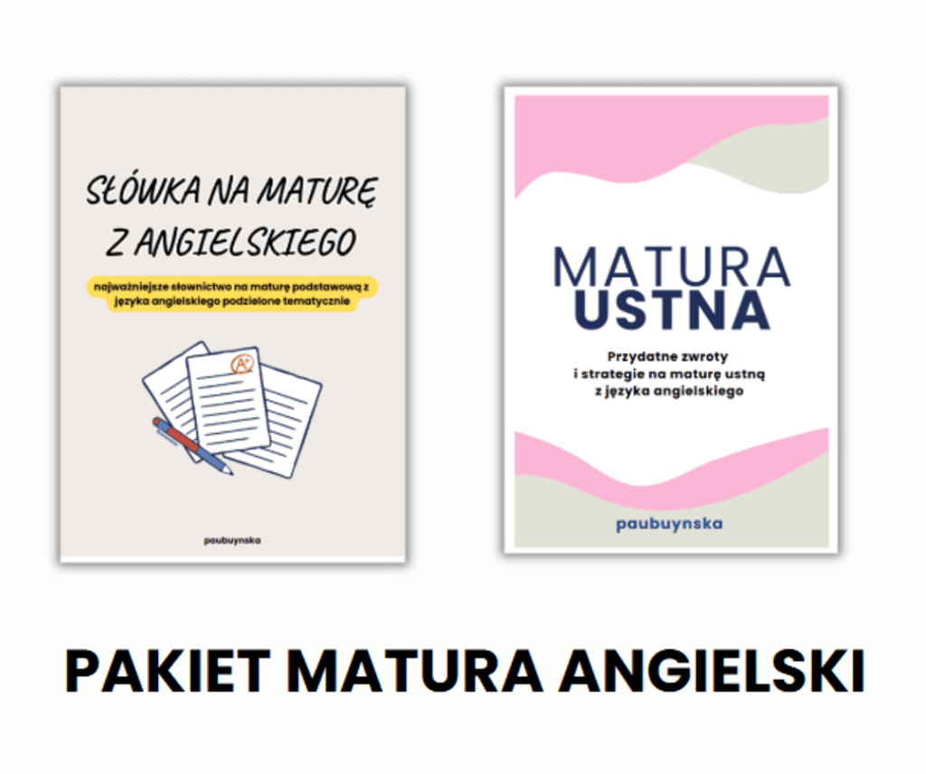 Pakiet do matury z angielskiego: Słownictwo + Matura ustna, angielski, słówka, słownictwo - Paulina Buczyńska; e-book