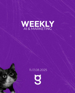 Weekly – AI & Marketing #1 (11–17.08.2025) - Gradient Cat; e-book