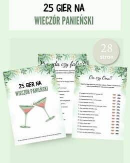   25 gier na Wieczór Panieński - @gotowedodruku; gra