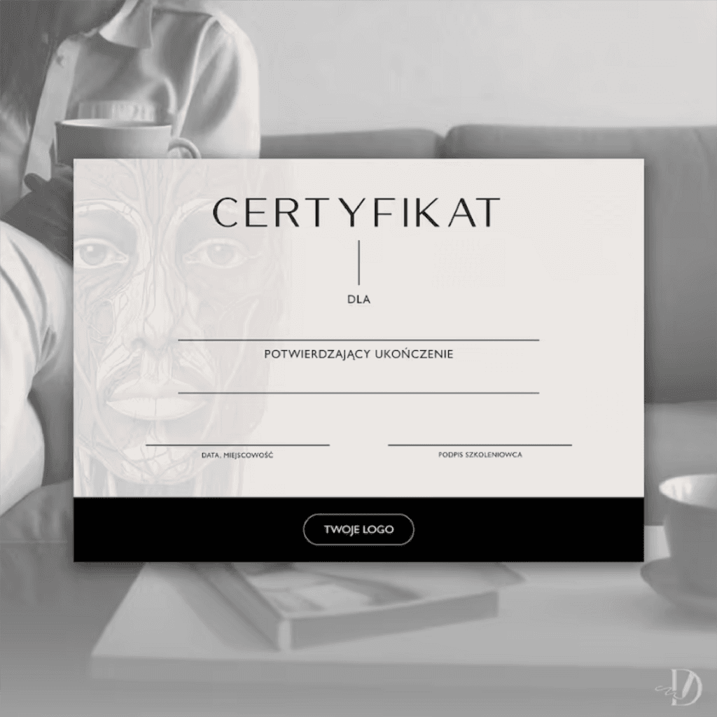 CERTYFIKAT szablon wzór c02 [format A4 | PDF] - Anna Miakienko; certyfikat