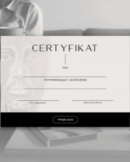 CERTYFIKAT szablon wzór c02 [format A4 | PDF] - Anna Miakienko; certyfikat