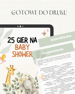 25 gier na baby shower - @gotowedodruku; gra