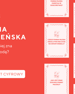 TRIVIA PANIEŃSKA GRA KARCIANA - @fajnedodruku; gra