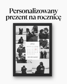 Personalizowany plakat na rocznicę | Kolaż zdjęć do druku