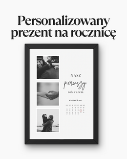 Prezent na rocznicę związku - @fajnedodruku; plakat