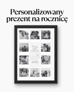 Plakat na rocznicę związku do samodzielnej personalizacji ❤️ - @fajnedodruku; plakat