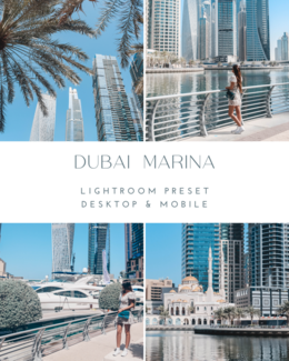 Flavaway, presety – Dubai Marina - Lightroom Desktop & Mobile Preset