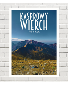 KASPROWY WIERCH - A3 - OPRAWA- Bobowski Art, plakat