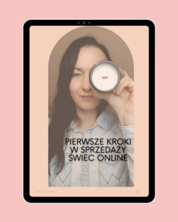 Pierwsze kroki w sprzedaży świec online – Anna Nawrot; e-book