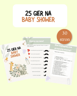 25 gier na baby shower - @gotowedodruku; gra
