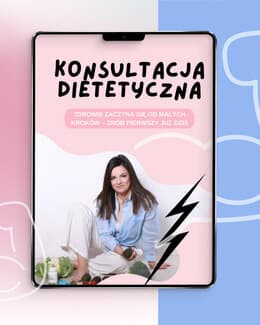 Konsultacje dietetyczne, spotkanie online 1:1