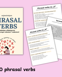 Najważniejsze phrasal verbs, matura, egzamin 8klasisty - Paulina Buczyńska; e-book